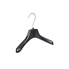 DE KLEDINGHANGER GIGANT Mantel / kostuumhanger (gebogen) kunststof zwart met schouderverbreding DE KLEDINGHANGER GIGANT Mantel / kostuumhanger (gebogen) kunststof zwart met schouderverbreding
