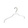 DE KLEDINGHANGER GIGANT Blouse / shirthanger (vlak) metaal met witte anti-slip coating DE KLEDINGHANGER GIGANT Blouse / shirthanger (vlak) metaal met witte anti-slip coating