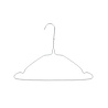 DE KLEDINGHANGER GIGANT Draad / stomerijhanger metaal verzinkt (Ø 2,2 mm) met rokinkepingen DE KLEDINGHANGER GIGANT Draad / stomerijhanger metaal verzinkt (Ø 2,2 mm) met rokinkepingen