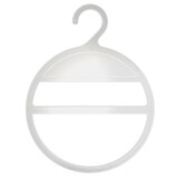 Sjaalhanger kunststof transparant met haak (10 st.)