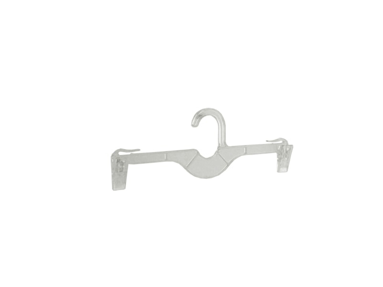 Lingeriehanger kunststof transparant met knijpers