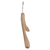 Mantel / kostuumhanger beukenhout naturel gelakt met schouderverbreding, 44 cm
