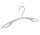 Garderobehanger "Flipper" kunststof wit