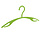 Garderobehanger "Flipper" kunststof groen