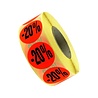 DE KLEDINGHANGER GIGANT Promotie etiketten, rood permanent 32 mm rond (1000 st.) DE KLEDINGHANGER GIGANT Promotie etiketten, rood permanent 32 mm rond (1000 st.)