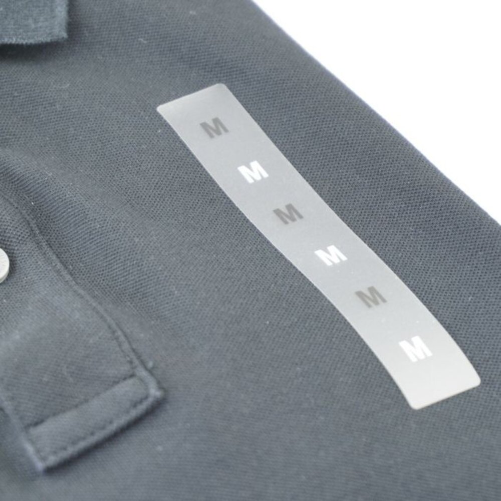 Textiellabel transparant met zwarte opdruk (100 st.) Textiellabel transparant met zwarte opdruk (100 st.)