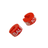 DE KLEDINGHANGER GIGANT Maataanduider rood met witte opdruk (25 st.) DE KLEDINGHANGER GIGANT Maataanduider rood met witte opdruk (25 st.)