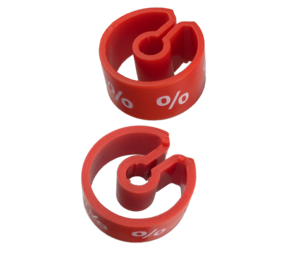 Maataanduider rood met witte opdruk (25 st.) Maataanduider rood met witte opdruk (25 st.)