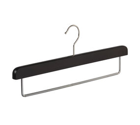 Broekhanger beukenhout wenge gebeitst met anti-slip broeklat