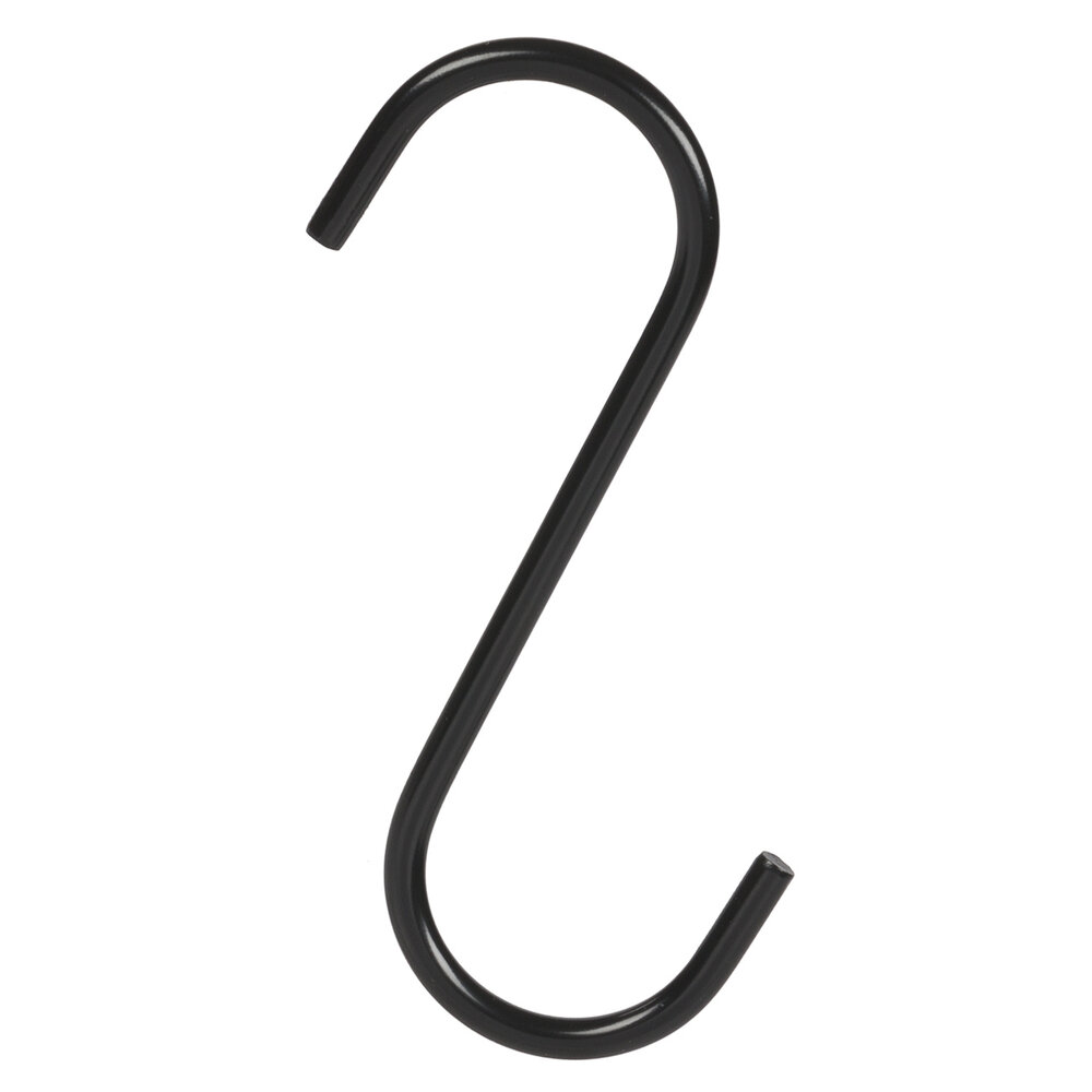 S-haak metaal zwart