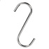 S-haak metaal verchroomd