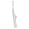 DE KLEDINGHANGER GIGANT Mantel / kostuumhanger (geknikt) beukenhout wit gelakt met messinghaak, schouderverbreding en anti-slip broeklat DE KLEDINGHANGER GIGANT Mantel / kostuumhanger (geknikt) beukenhout wit gelakt met messinghaak, schouderverbreding en anti-slip broeklat