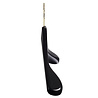 DE KLEDINGHANGER GIGANT Mantel / kostuumhanger (geknikt) beukenhout zwart gelakt met messinghaak en schouderverbreding DE KLEDINGHANGER GIGANT Mantel / kostuumhanger (geknikt) beukenhout zwart gelakt met messinghaak en schouderverbreding