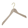 DE KLEDINGHANGER GIGANT Blouse / shirthanger (geknikt) beukenhout naturel ongelakt met messinghaak en rokinkepingen DE KLEDINGHANGER GIGANT Blouse / shirthanger (geknikt) beukenhout naturel ongelakt met messinghaak en rokinkepingen