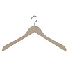 DE KLEDINGHANGER GIGANT Blouse / shirthanger (geknikt) beukenhout naturel ongelakt met zwarte haak DE KLEDINGHANGER GIGANT Blouse / shirthanger (geknikt) beukenhout naturel ongelakt met zwarte haak