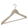 DE KLEDINGHANGER GIGANT Blouse / shirthanger (vlak) beukenhout naturel ongelakt met canon gun haak, rokinkepingen en broeklat DE KLEDINGHANGER GIGANT Blouse / shirthanger (vlak) beukenhout naturel ongelakt met canon gun haak, rokinkepingen en broeklat