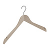 DE KLEDINGHANGER GIGANT Blouse / shirthanger (geknikt) beukenhout naturel ongelakt met canon gun haak en rokinkepingen DE KLEDINGHANGER GIGANT Blouse / shirthanger (geknikt) beukenhout naturel ongelakt met canon gun haak en rokinkepingen