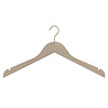 DE KLEDINGHANGER GIGANT Blouse / shirthanger (vlak) beukenhout naturel ongelakt met messinghaak en rokinkepingen DE KLEDINGHANGER GIGANT Blouse / shirthanger (vlak) beukenhout naturel ongelakt met messinghaak en rokinkepingen