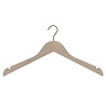 DE KLEDINGHANGER GIGANT Blouse / shirthanger (vlak) beukenhout naturel ongelakt met old style haak en rokinkepingen DE KLEDINGHANGER GIGANT Blouse / shirthanger (vlak) beukenhout naturel ongelakt met old style haak en rokinkepingen