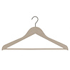 DE KLEDINGHANGER GIGANT Blouse / shirthanger (vlak) beukenhout naturel ongelakt met old style haak en broeklat DE KLEDINGHANGER GIGANT Blouse / shirthanger (vlak) beukenhout naturel ongelakt met old style haak en broeklat