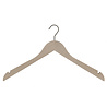 DE KLEDINGHANGER GIGANT Blouse / shirthanger (geknikt) beukenhout naturel ongelakt met old style haak en rokinkepingen DE KLEDINGHANGER GIGANT Blouse / shirthanger (geknikt) beukenhout naturel ongelakt met old style haak en rokinkepingen