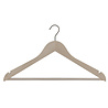 DE KLEDINGHANGER GIGANT Blouse / shirthanger (geknikt) beukenhout naturel ongelakt met old style haak, rokinkepingen en anti-slip broeklat DE KLEDINGHANGER GIGANT Blouse / shirthanger (geknikt) beukenhout naturel ongelakt met old style haak, rokinkepingen en anti-slip broeklat