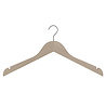 DE KLEDINGHANGER GIGANT Blouse / shirthanger (vlak) beukenhout naturel ongelakt met rokinkepingen DE KLEDINGHANGER GIGANT Blouse / shirthanger (vlak) beukenhout naturel ongelakt met rokinkepingen