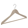 DE KLEDINGHANGER GIGANT Blouse / shirthanger (vlak) beukenhout naturel ongelakt met broeklat DE KLEDINGHANGER GIGANT Blouse / shirthanger (vlak) beukenhout naturel ongelakt met broeklat