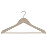 DE KLEDINGHANGER GIGANT Blouse / shirthanger (vlak) beukenhout naturel ongelakt met broeklat DE KLEDINGHANGER GIGANT Blouse / shirthanger (vlak) beukenhout naturel ongelakt met broeklat