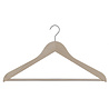 DE KLEDINGHANGER GIGANT Blouse / shirthanger (geknikt) beukenhout naturel ongelakt met anti-slip broeklat DE KLEDINGHANGER GIGANT Blouse / shirthanger (geknikt) beukenhout naturel ongelakt met anti-slip broeklat