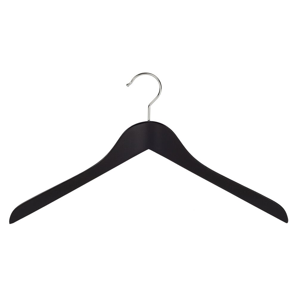 DE KLEDINGHANGER GIGANT Blouse / shirthanger (geknikt) beukenhout zwart gelakt DE KLEDINGHANGER GIGANT Blouse / shirthanger (geknikt) beukenhout zwart gelakt