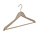 Blouse / shirthanger (vlak) beukenhout naturel ongelakt met broeklat