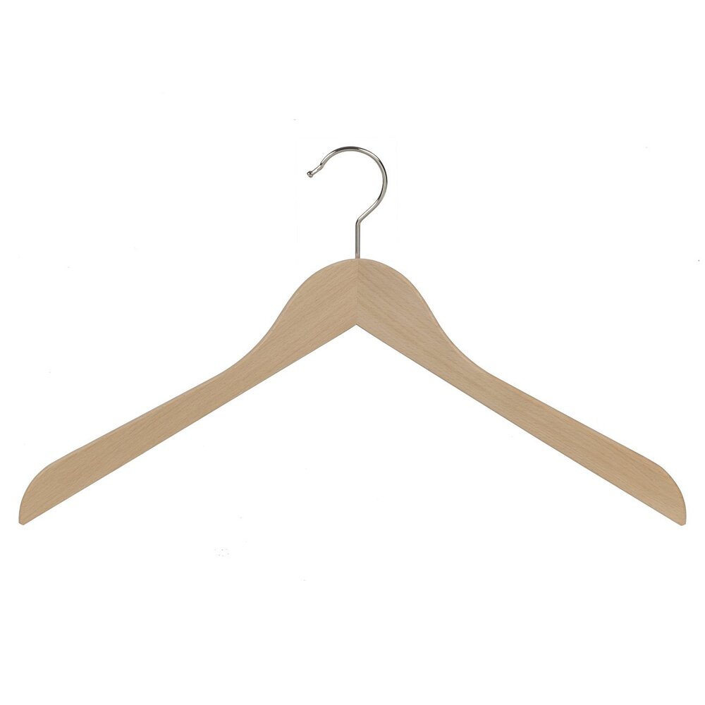 Blouse / shirthanger (geknikt) beukenhout naturel gelakt