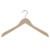 DE KLEDINGHANGER GIGANT Blouse / shirthanger (geknikt) beukenhout naturel gelakt