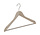 Blouse / shirthanger beukenhout naturel ongelakt met rokinkepingen en anti-slip broeklat