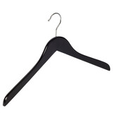 Blouse / shirthanger beukenhout zwart gelakt, 41 cm