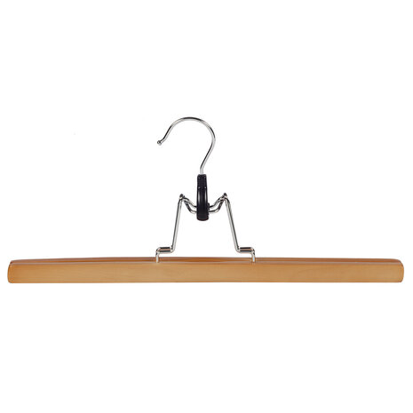 Broekklem lotushout naturel gelakt, 35 cm