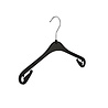 Kinderhanger kunststof zwart, 26 cm