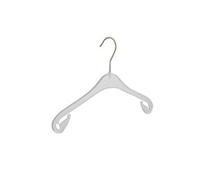 Kinderhanger kunststof wit, 33 cm