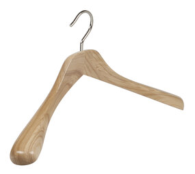 CW Concept Garderobehanger "Uno" essenhout naturel gelakt, 45 cm