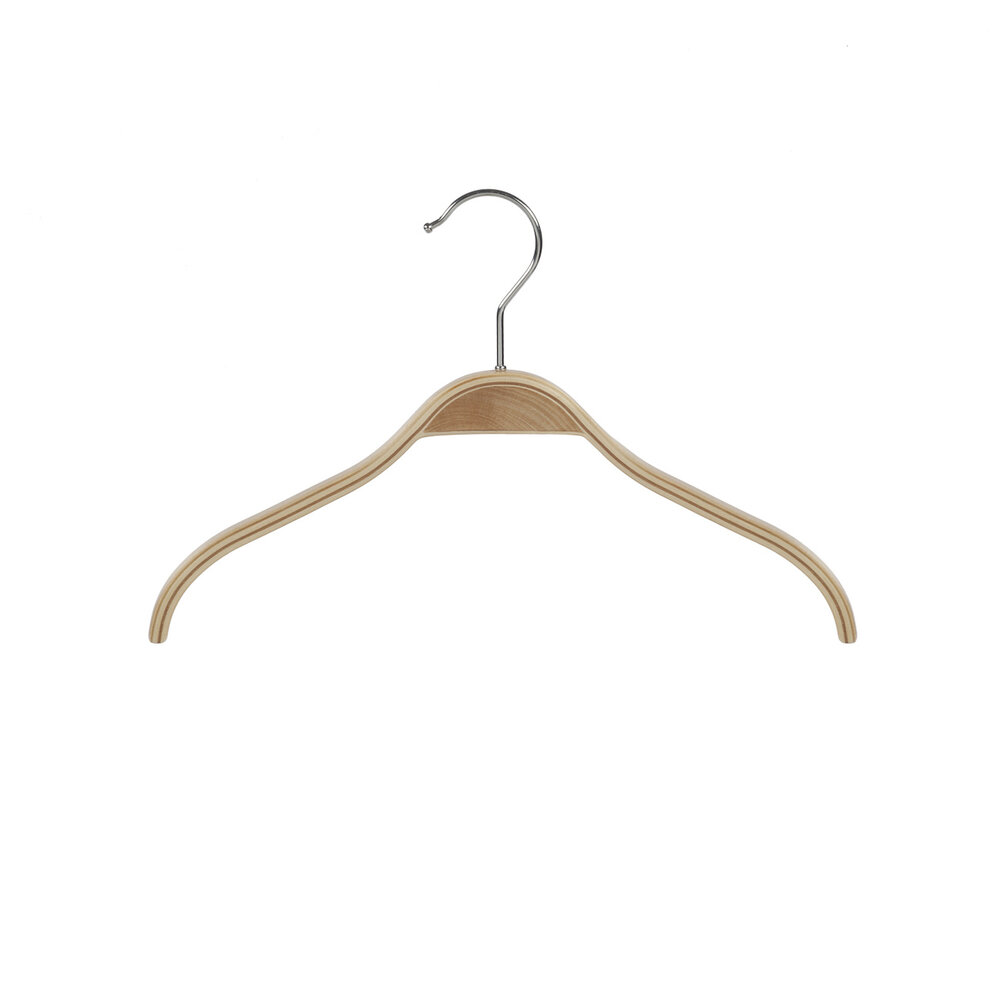 Kinderhanger berkenhout naturel gelakt, 26 cm