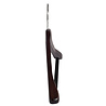 Mantel / kostuumhanger beukenhout wenge gebeitst met schouderverbreding en anti-slip broeklat, 41 cm Mantel / kostuumhanger beukenhout wenge gebeitst met schouderverbreding en anti-slip broeklat, 41 cm