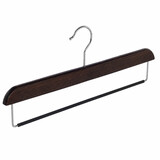 Broekhanger beukenhout wenge gebeitst met anti-slip broeklat, 40 cm Broekhanger beukenhout wenge gebeitst met anti-slip broeklat, 40 cm