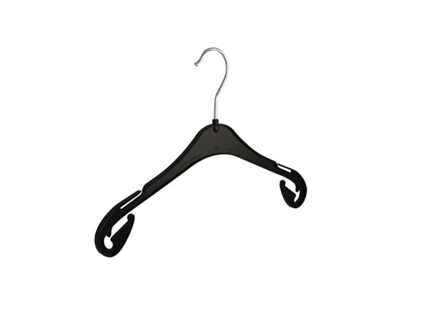 Kinderhanger kunststof zwart, 26 cm Kinderhanger kunststof zwart, 26 cm