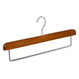 De Kledinghanger Gigant Broekhanger beukenhout kersen gebeitst met anti-slip broeklat, 40 cm De Kledinghanger Gigant Broekhanger beukenhout kersen gebeitst met anti-slip broeklat, 40 cm
