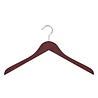 De Kledinghanger Gigant Blouse / shirthanger beukenhout mahonie gebeitst, 41 cm De Kledinghanger Gigant Blouse / shirthanger beukenhout mahonie gebeitst, 41 cm