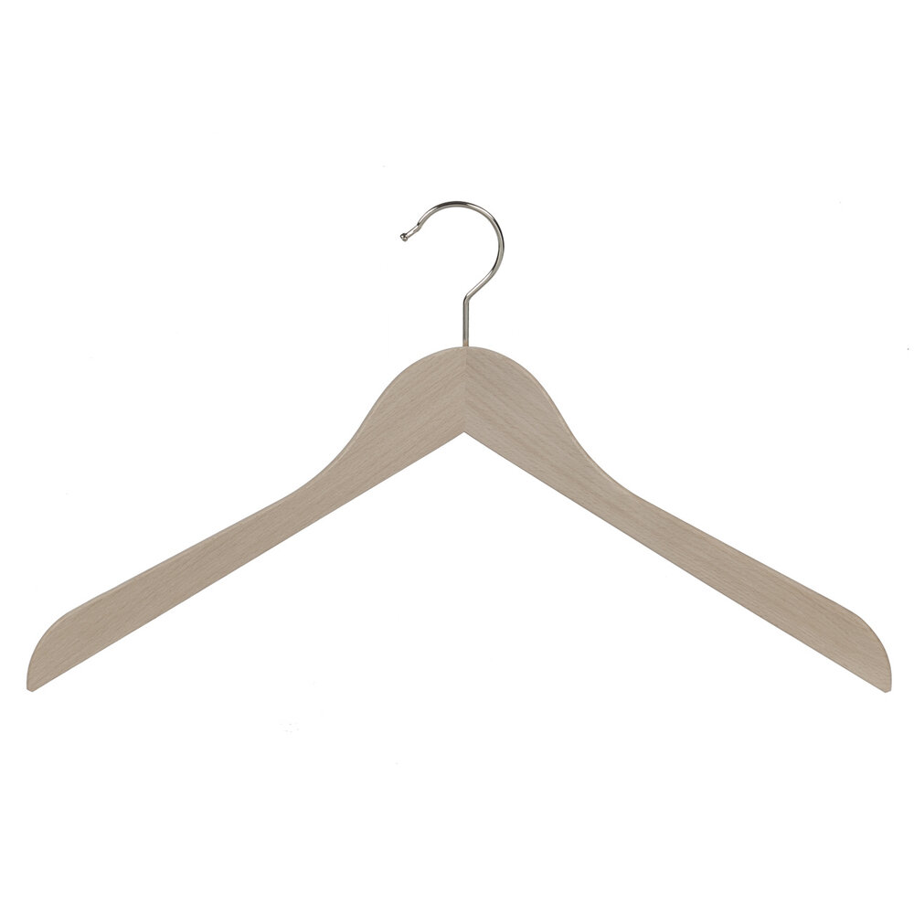 Blouse / shirthanger beukenhout naturel ongelakt, 44 cm