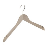 De Kledinghanger Gigant Blouse / shirthanger beukenhout naturel ongelakt met rokinkepingen, 44 cm De Kledinghanger Gigant Blouse / shirthanger beukenhout naturel ongelakt met rokinkepingen, 44 cm