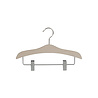 De Kledinghanger Gigant Kinderhanger beukenhout naturel ongelakt met knijperlat, 30 cm