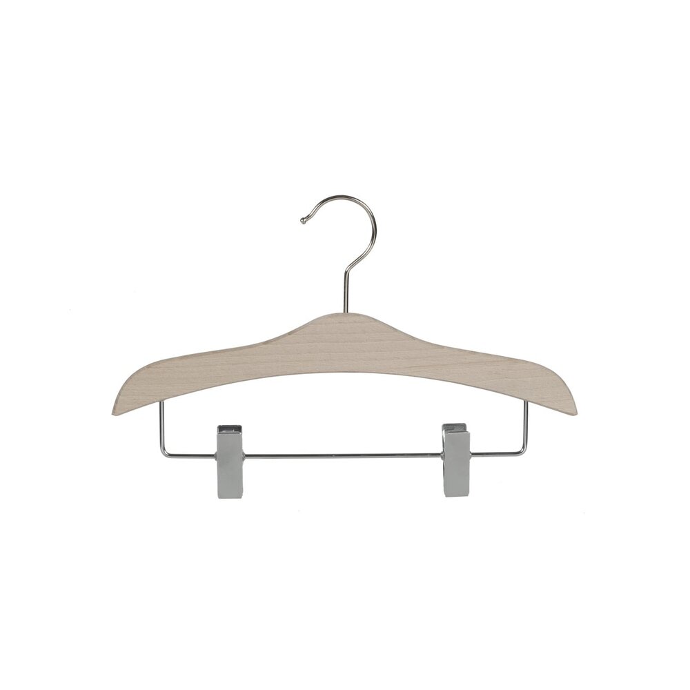 De Kledinghanger Gigant Kinderhanger beukenhout naturel ongelakt met knijperlat, 30 cm De Kledinghanger Gigant Kinderhanger beukenhout naturel ongelakt met knijperlat, 30 cm